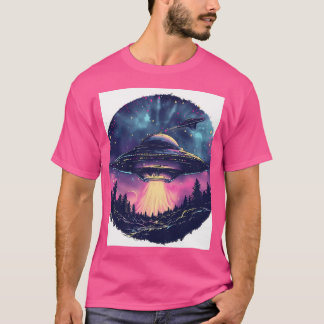 Camiseta Colorida Ufo