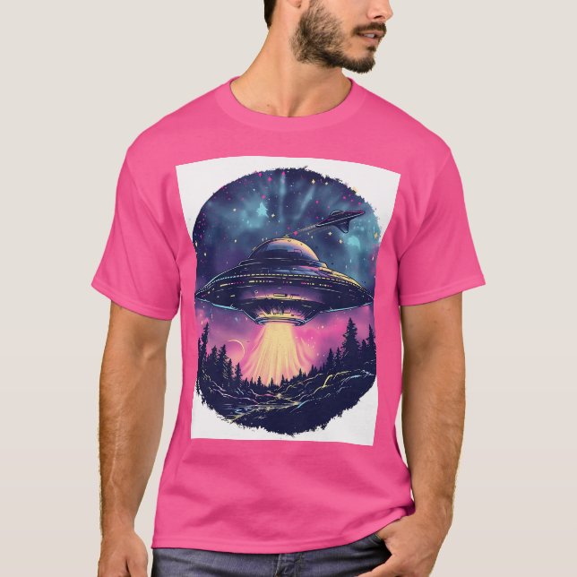 Camiseta Colorida Ufo (Frente)
