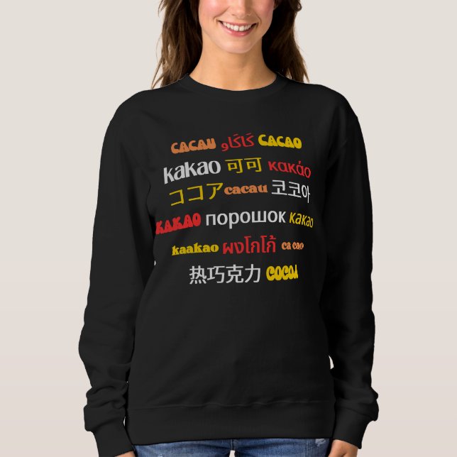 Camiseta Colorido CACAO Multilingual (Frente)
