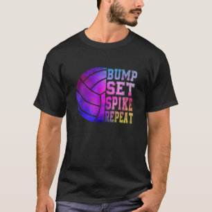 Camiseta Colorido Coletivo De Voleibol De Meninas Adolescen