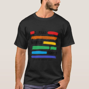 Camiseta Colorido Li Livros Banidos Rainbow Livros Banidos