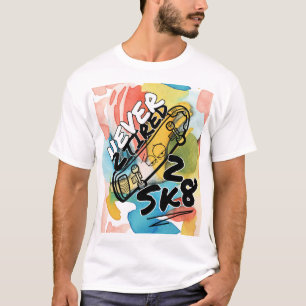 CAMISETA COLORIDO NUNCA 2 CANTADOS 2 SK8