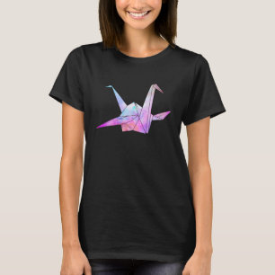 Camiseta Colorido Origami Cultura Japonesa Dobradura de Pa