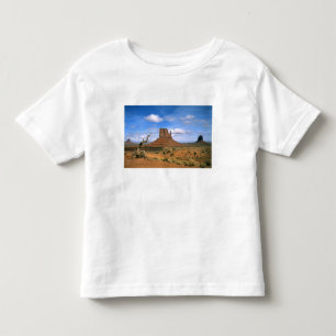 Camiseta Colorido Vale do Monumento Mittens em Utah EUA