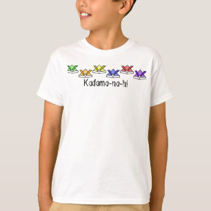 Camiseta Coloridos capacetes de samurai Kodomo-no-hi