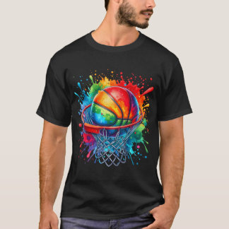 Camiseta Colorir Coloração Colorida Colorida Colmeia Colora