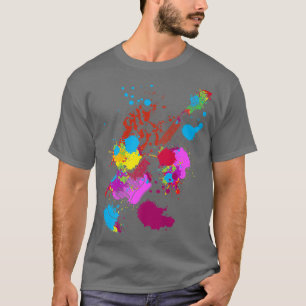 Camiseta Colorir Tocando Banda de Guitarista do Rock Ro