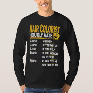 Camiseta Colorista de Cabelo Estilista de Cabelo Barbeiro C