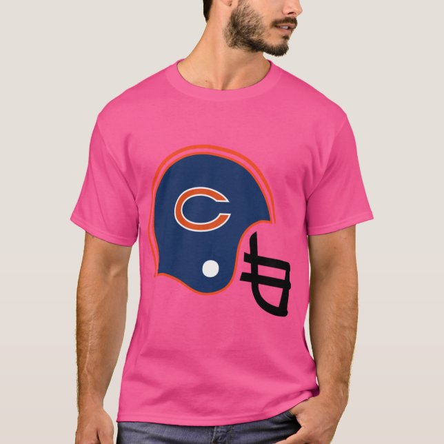 Camiseta Colors Of Chicago Football Fan Sticker (Frente)