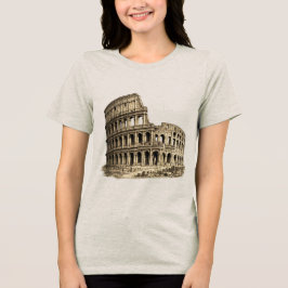 Camiseta Colosseo Romano Antigo Coliseu Gravura
