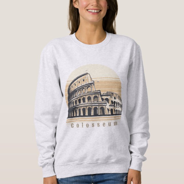 Camiseta Colosseum Roma Itália Europa (Frente)