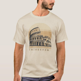 Camiseta Colosseum Roma Itália Europa