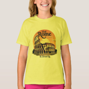 Camiseta Colosseum Roma Viagens vintage