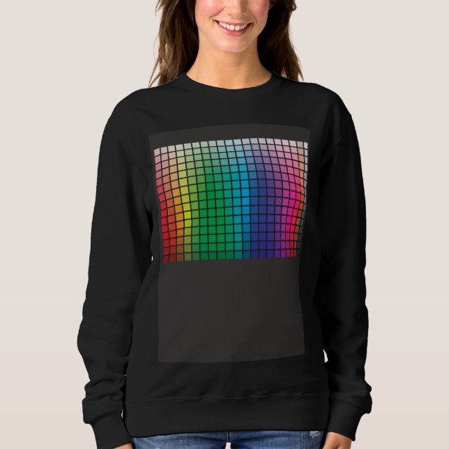 Camiseta colour chart colourful colours shades (Frente)