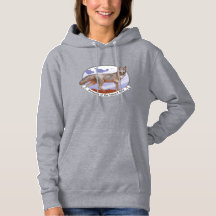 Colour Womens Island Fox Logo Hoodie Clássico