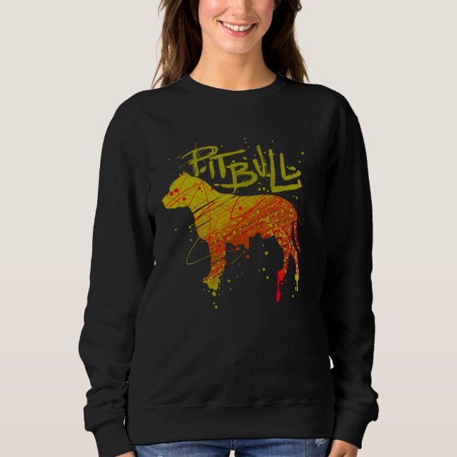 Camiseta Colourful Pitbull (Frente)