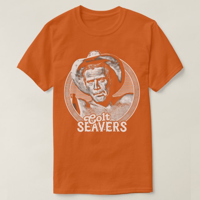 Camiseta Colt Seavers 80s Design (Frente do Design)