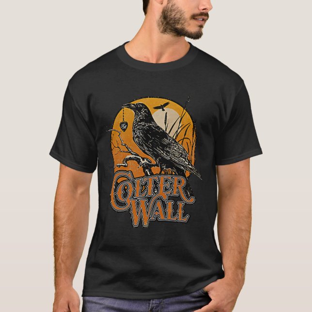 Camiseta Colter Wall Singer - Escritor de Compositores de B (Frente)