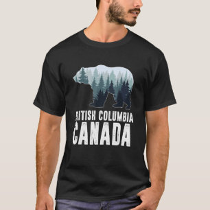Camiseta Colúmbia Britânica Vancouver Canadá Ursa Fores Ver