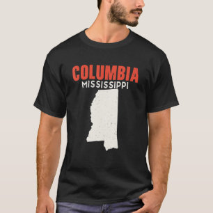 Camiseta Columbia Mississippi EUA State America Viagem Miss