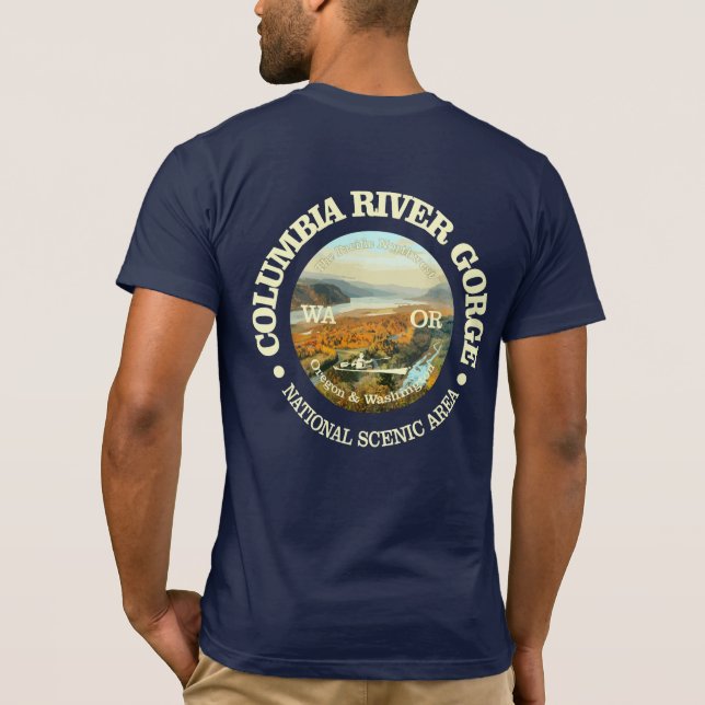 Camiseta Columbia River Gorge NSA (Verso)