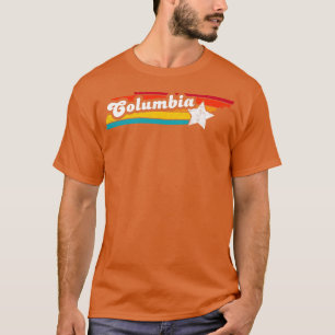 Camiseta Columbia Tennessee Vintage angustiou Souvenir 1