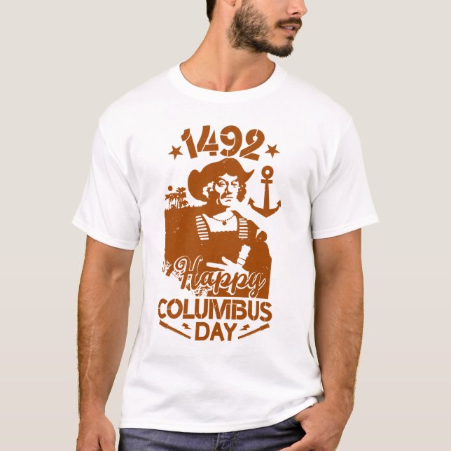 Camiseta Columbus America 1492  (Frente)