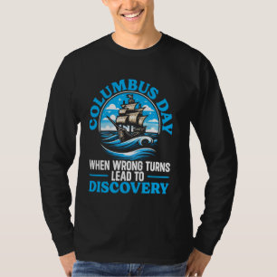 Camiseta Columbus Day America 1492 USA Discovery Christophe