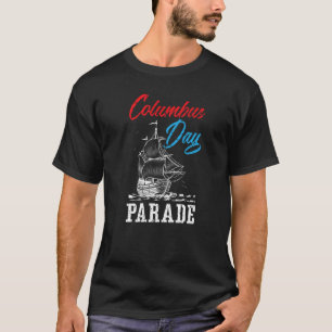 Camiseta Columbus Day Parade Christopher Columbus Italiano 