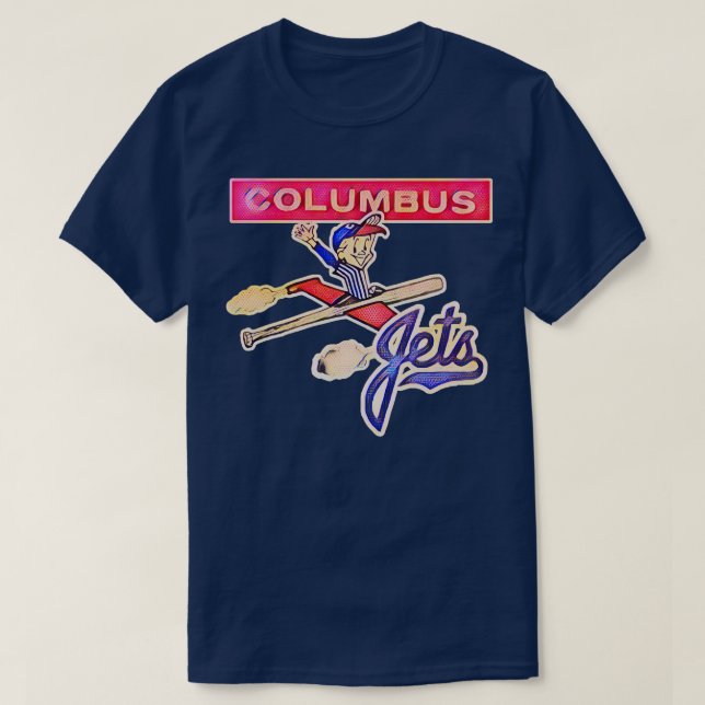 Camiseta Columbus Jets Baseball (Frente do Design)