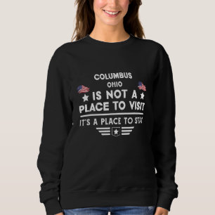 Camiseta Columbus Ohio Lugar para ficar USA Casa Cidade