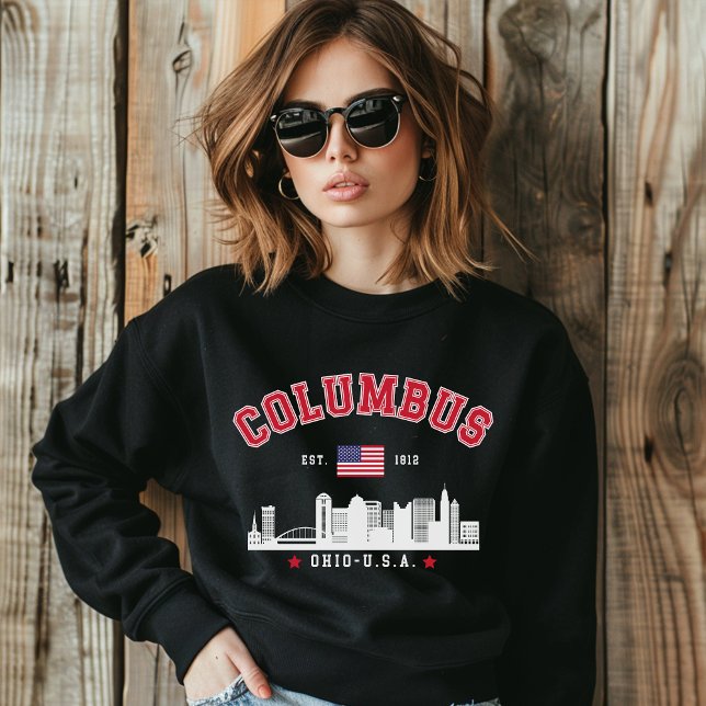 Camiseta Columbus Ohio Skyline Graphic (Criador carregado)