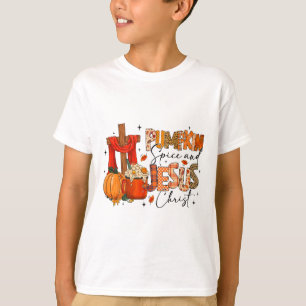 Camiseta Coluna De Bolinhos De Retro E Cristo De Jesus Caem