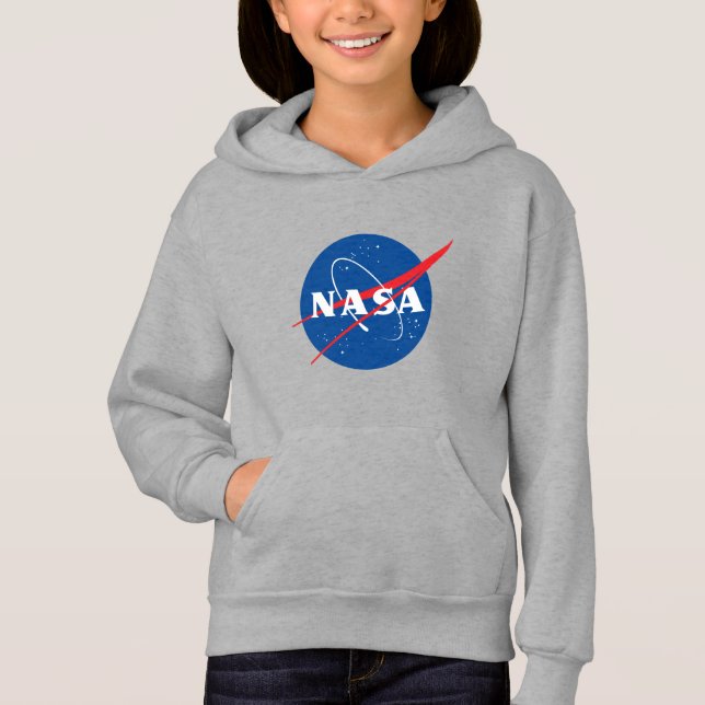 Camiseta Coluna de Cinzas (XS-XL) Iconic NASA Girls’ Moon (Frente)