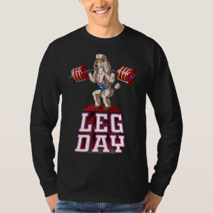 Camiseta Coluna De Perna Peso De Salto À Esquadra De Elevaç