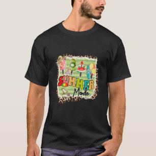 Camiseta Coluna de Sorvete de Modo de Verão
