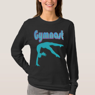 Camiseta Coluna do Gymnast Back Handspring Passo Para Fora