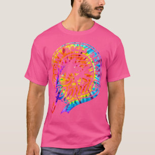 Camiseta Coluna índia Rocks Beach Tie Dye Psychedelic da Fl