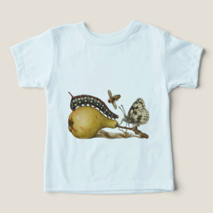 Camiseta Coluna Vintage Insetos À Borboleta Da Abelha