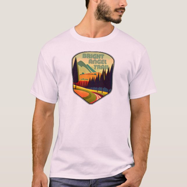 Camiseta Colunas Grand Canyon da Trilha do Anjo Brilhante (Frente)
