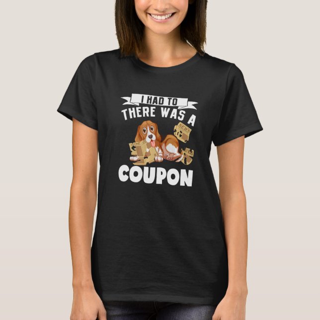 Camiseta Colunista Couponer Cachorro Jornais Que Eu Tinha P (Frente)