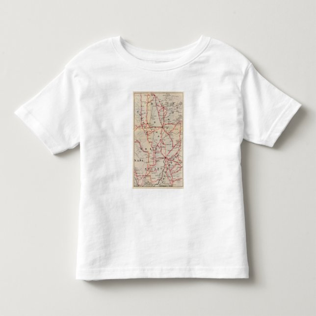 Camiseta Colusa, Yolo, Napa, montículo, Yuba, Sutter, (Frente)