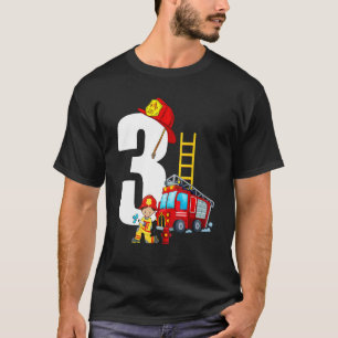 Camiseta Com 3 anos é o meu aniversário de 3 anos