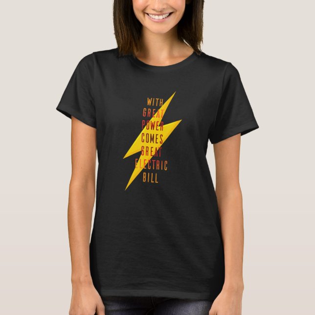 Camiseta Com a energia do Excelente vem o Excelente com a c (Frente)