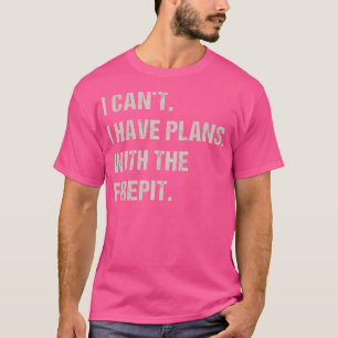 Camiseta Com A Lareira De Fogo Hobby Engraçado Pas De Acamp
