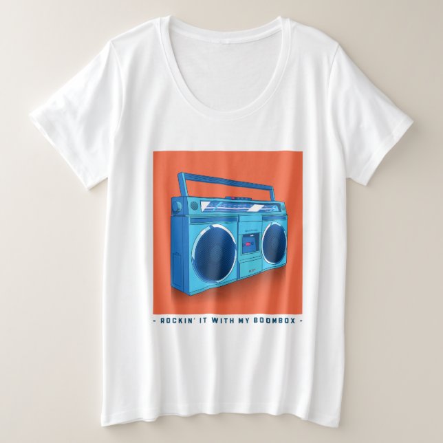 Camiseta Com a minha caixa (Frente do Design)