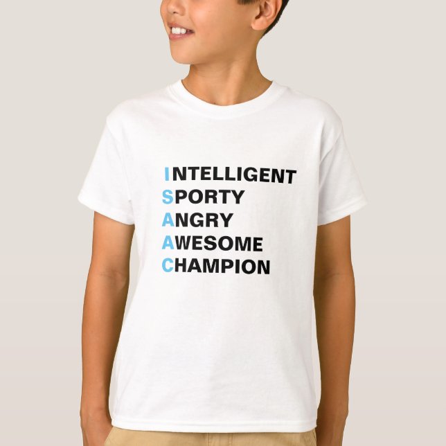 Camiseta com Acrônimo do Seu Nome (Frente)