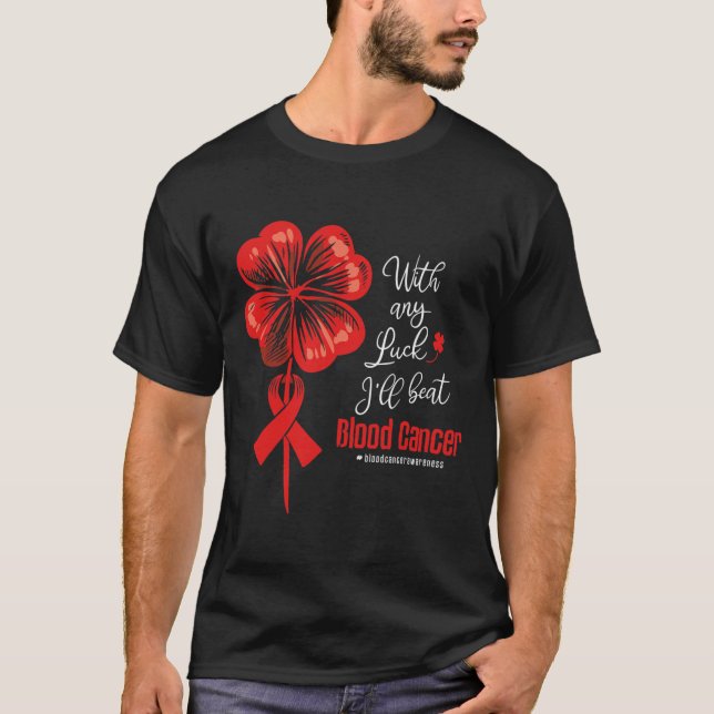Camiseta Com alguma sorte vou vencer a conscientização sobr (Frente)