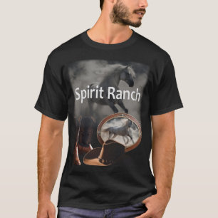 Camiseta com Arte da Capa do Spirit Ranch Boots Ha