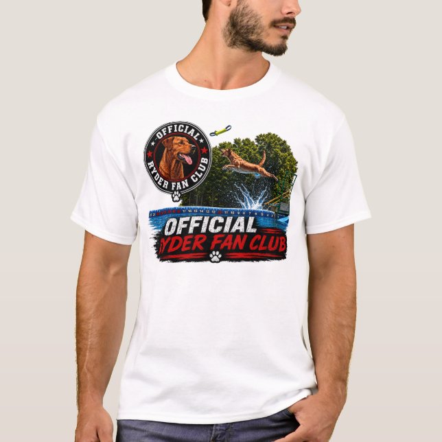 Camiseta Com arte premium de Ryder em ação (Frente)